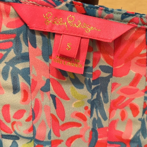 Lilly Pulitzer colorful flare blouse - Picture 3 of 3